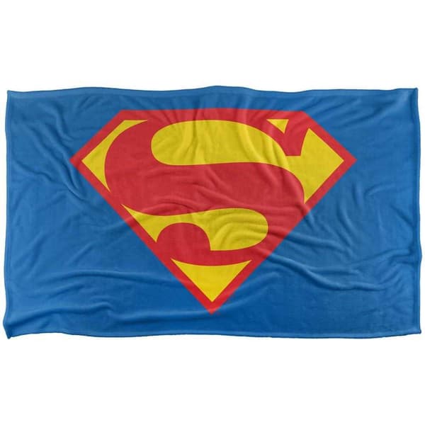Superman 1993 Shield Soft Touch Blanket