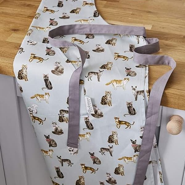 Cooksmart Curious Cats Cotton Apron