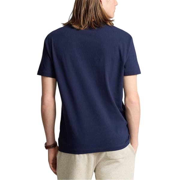Ralph Lauren Herr T-shirt med logotyp, normal passform