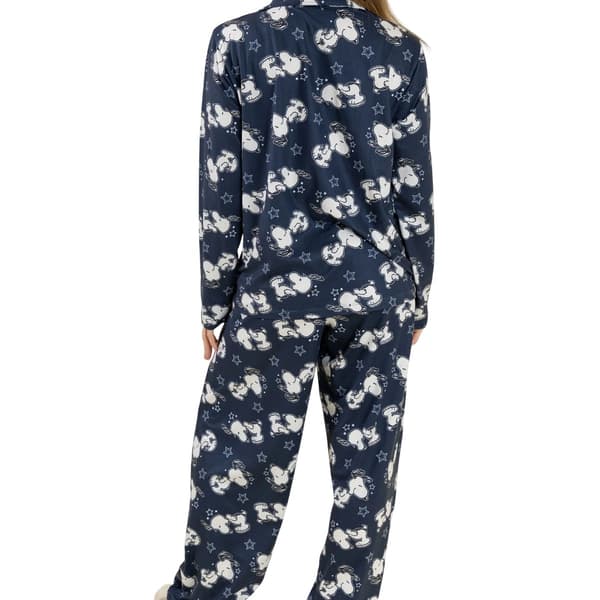 Peanuts Dam/Dam Snoopy Långärmad Lång Pyjamas Set