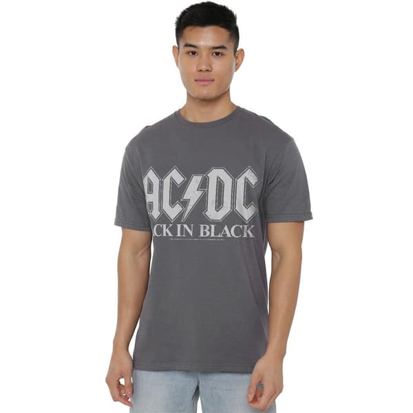 ACDC Unisex T-shirt til voksne tilbage i sort