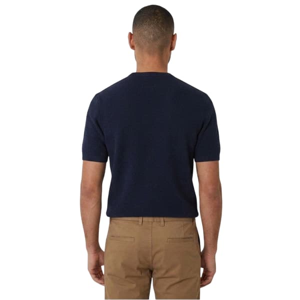 Threadbare Mens Moss Stitch Crew Neck T-Shirt