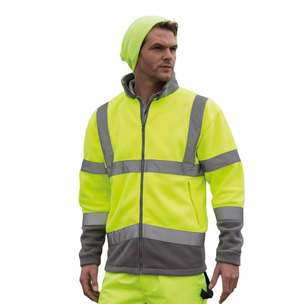 Result Hi-Vis Microfleece Säkerhetsjacka för män