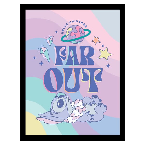 Lilo & Stitch Planetary Far Out Framed Poster
