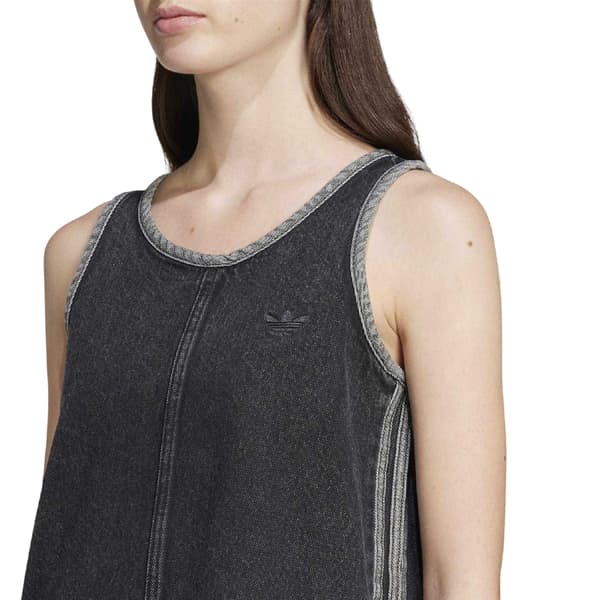 Adidas Dam 3 ränder denim miniklänning