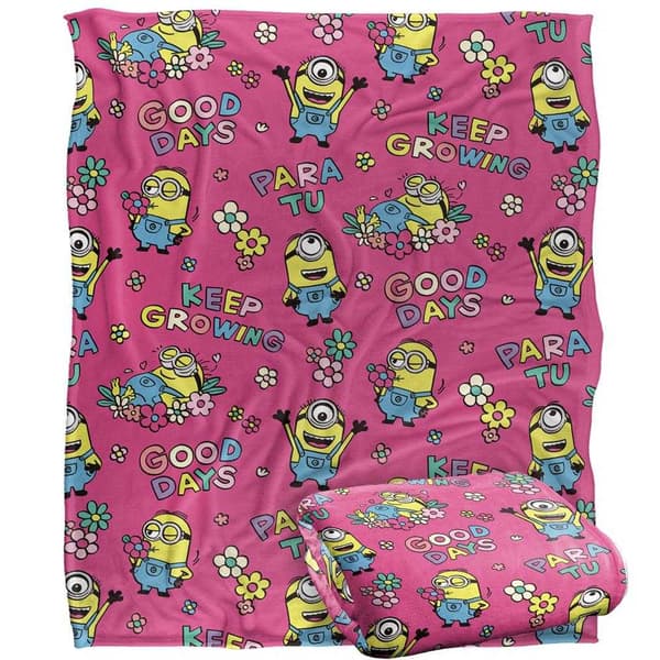 Minions Keep Growing Flowers Throw