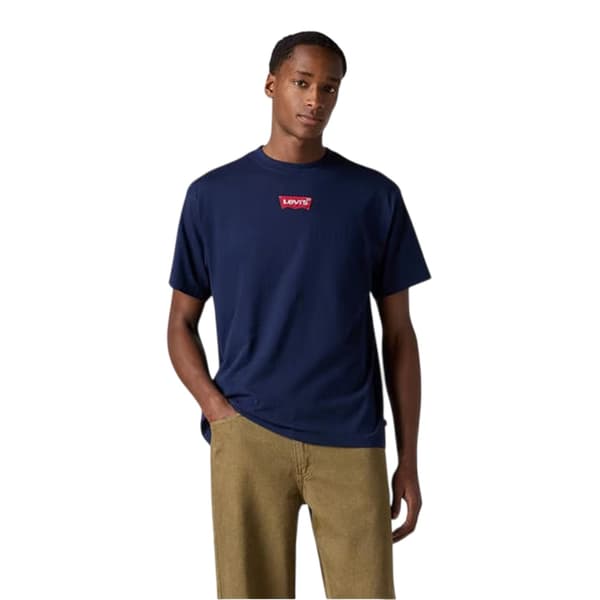 Levis Herr T-shirt med djärv logotyp, normal passform