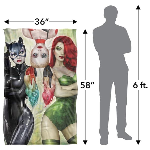 Batman Characters Polyester Soft Touch Blanket