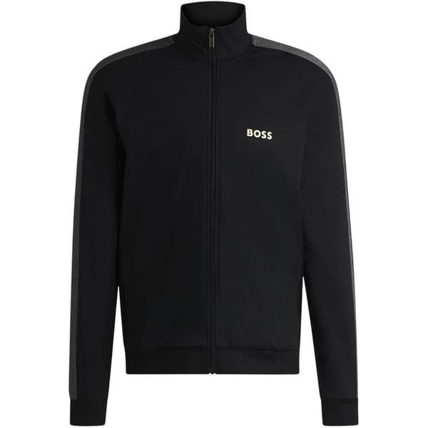 Boss Mens Logo Regular Long-Sleeved Jacket