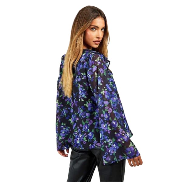 Influence Womens/Ladies Floral Ruffle Blouse