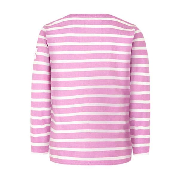 Lazy Jacks Bretonrandig långärmad topp för flickor
