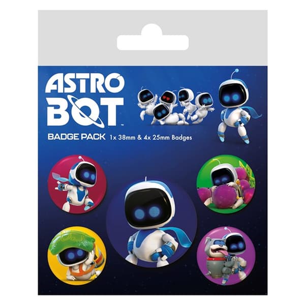 Astro Bot Badge Set (Pack of 5)