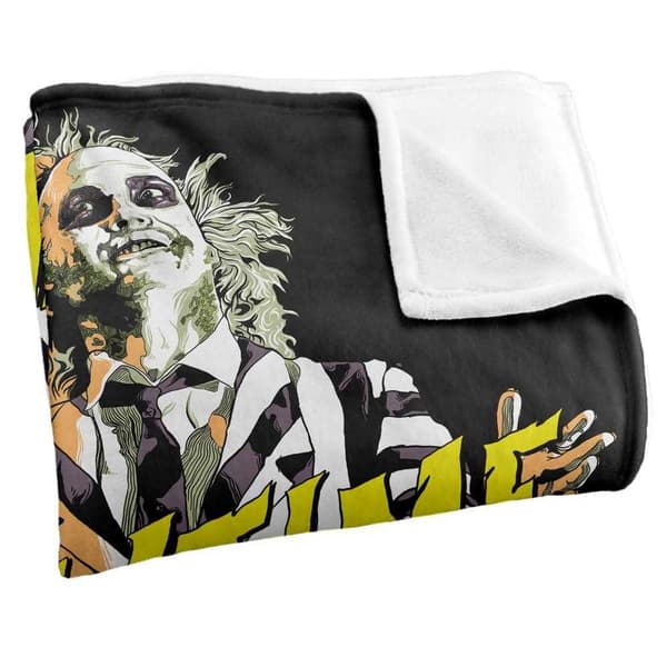 Beetlejuice It´s Showtime Soft Touch Blanket