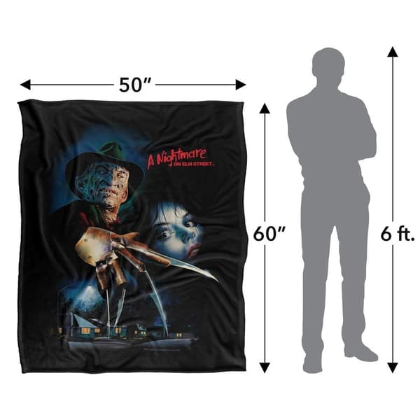 Nightmare On Elm Street Poster Soft Touch Blanket