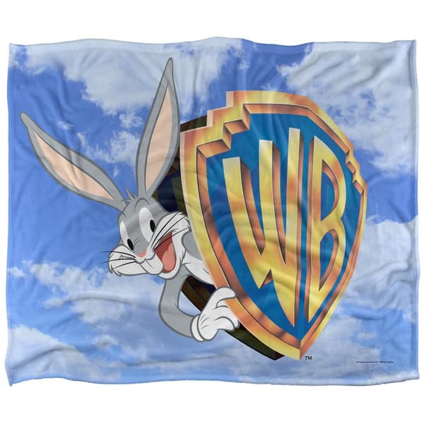 Warner Bros Vault Silky Logo Bugs Bunny Superpehmeä Peitto