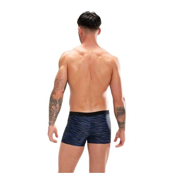 Speedo Mens Valmilton Wavy Pattern Slim Swimming Trunks