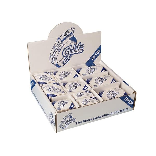 Jubilee Hp100 Handy Pack Assorted 100 Clips (blødt stål)