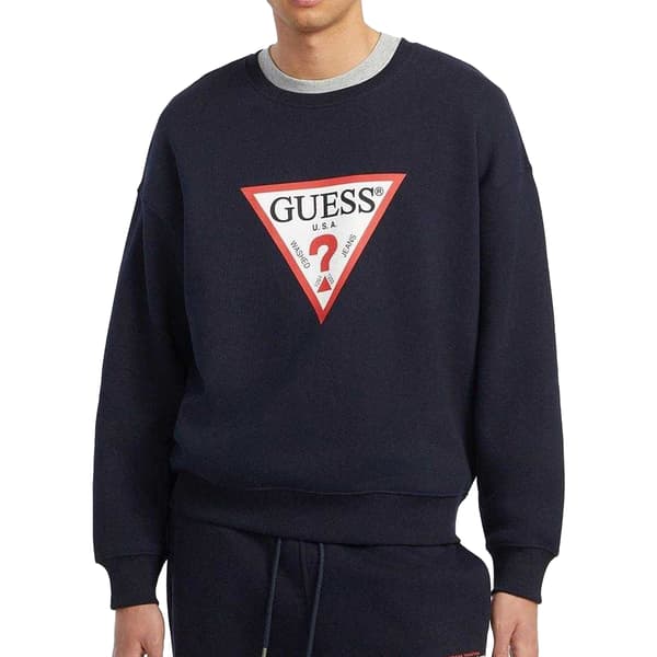 Guess Mens Triangle Oversized Sweatshirt