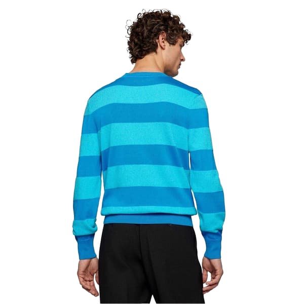 Boss Mens Eromeo Horizontal Stripe Regular Jumper