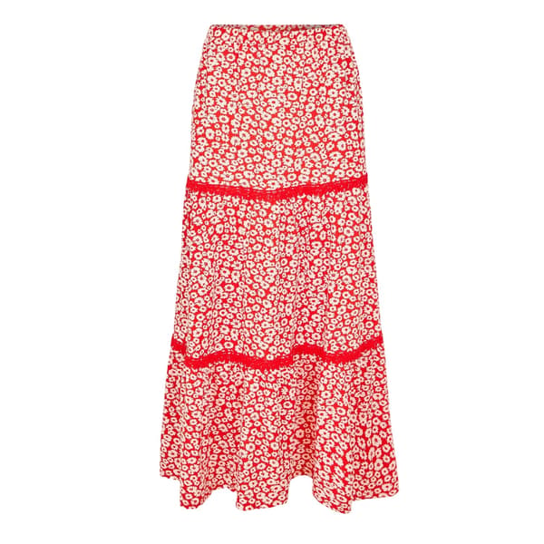Threadbare Dam/Kvinnor Aubrie Blommig Vanlig Maxikjol