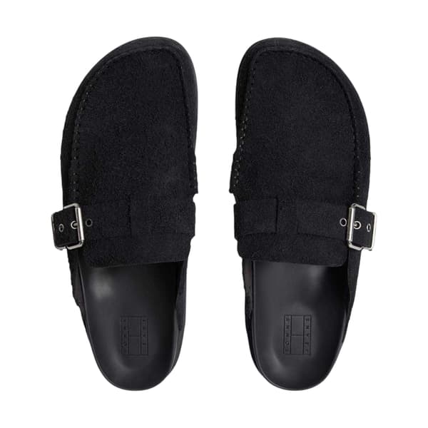 Tommy Jeans Mens Suede Slip-on Mules