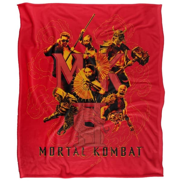Mortal Kombat Fighters Cloud Soft Touch Blanket