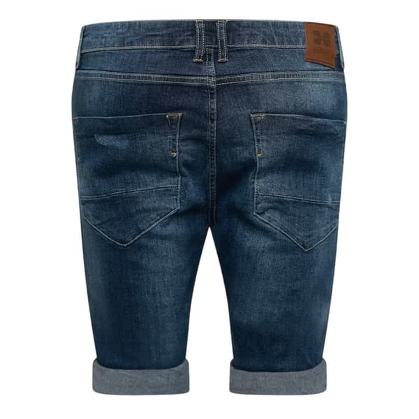 Crosshatch Mens Riptrey Denim Ripped Shorts