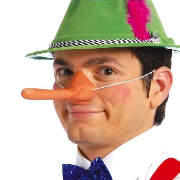 Fiestas Guirca Plastic Plain Fake Nose
