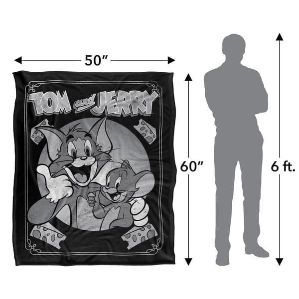 Tom And Jerry Poster Soft Touch Blanket