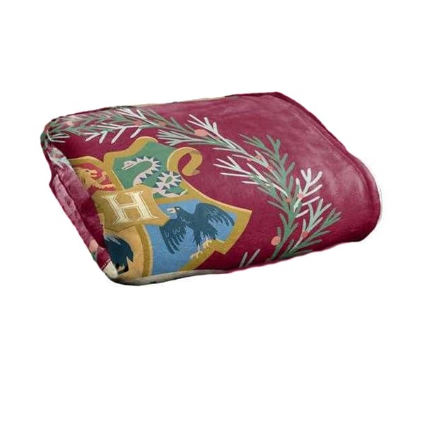 Harry Potter Hogwarts Crest Christmas Throw