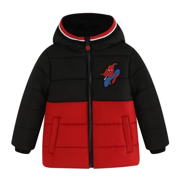 Spider-Man Childrens/Kids Two Tone Puffer Jacket
