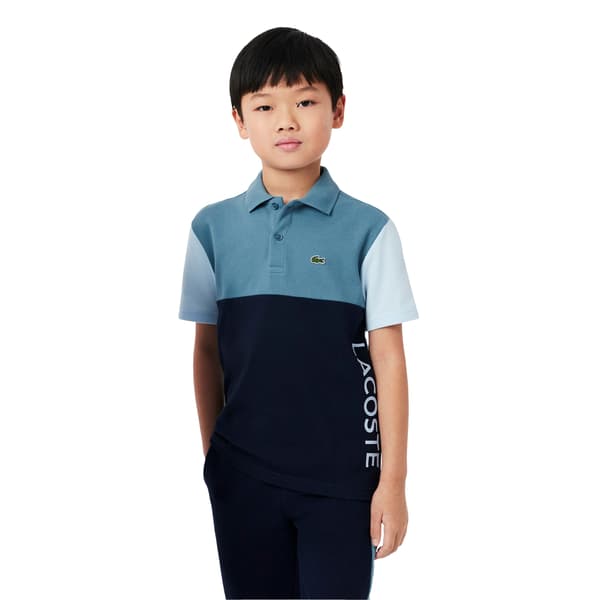 Lacoste Barn/Kids Färgblock Regular Pikétröja