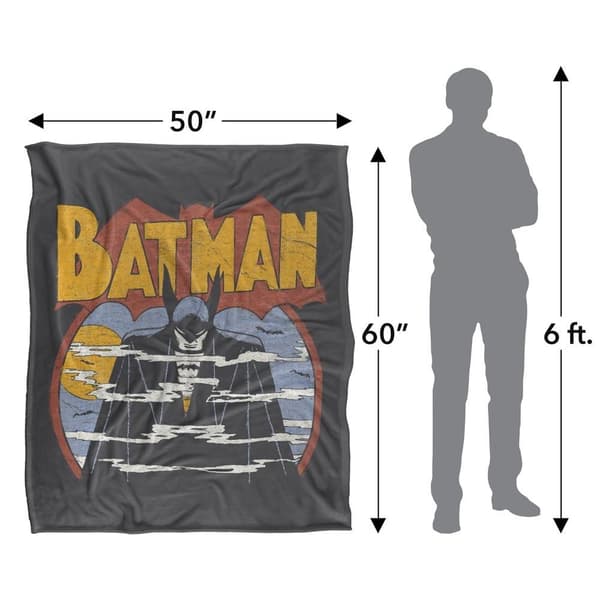 Batman Foggy Soft Touch Blanket