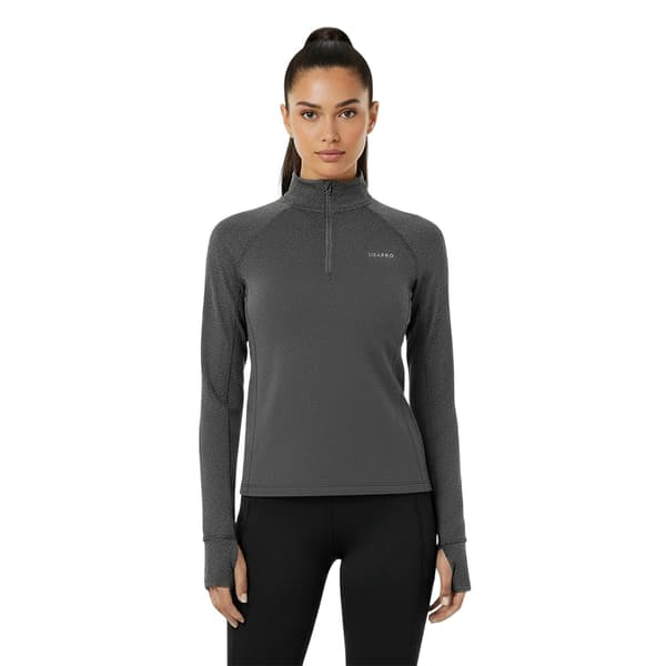 USA Womens/Ladies Plain Long-Sleeved Base Layer Top