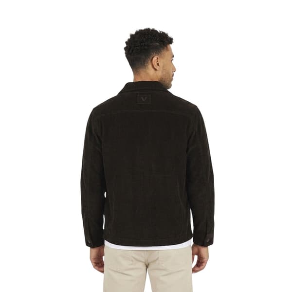 Brave Soul Mens Cord Button Through Shacket
