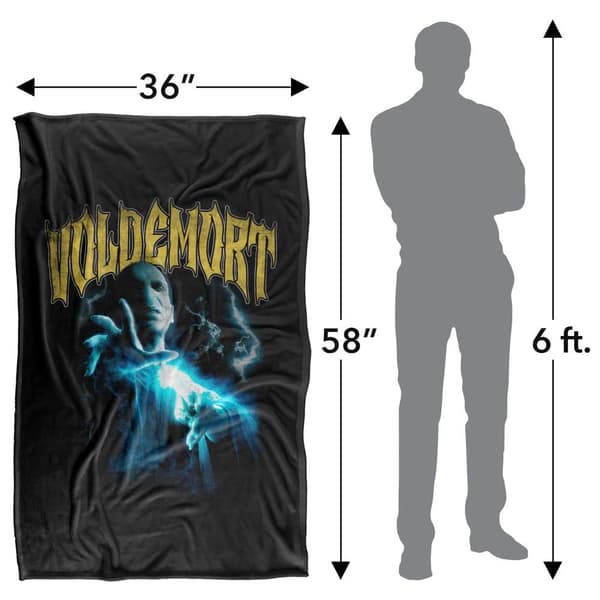 Harry Potter Voldemort Lightning Soft Touch Blanket