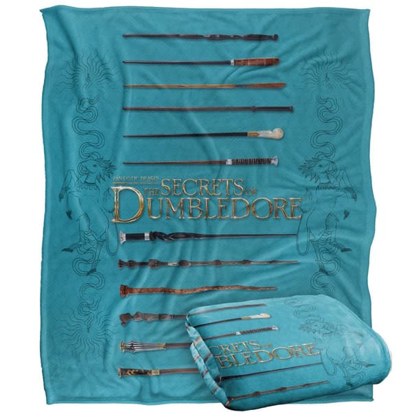 Fantastic Beasts Wands Blanket