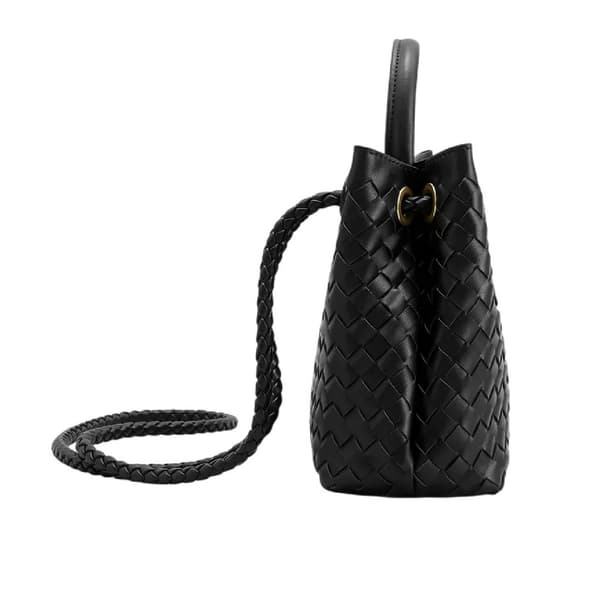 Where's That From Woven Leather Tote Bag