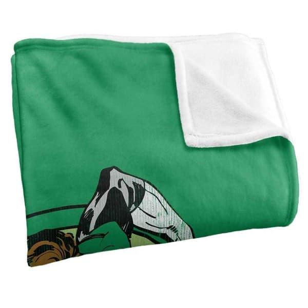 Green Lantern Action Pose Soft Touch Blanket