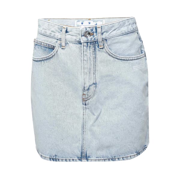 Off White Dam Corp Denim Minikjol