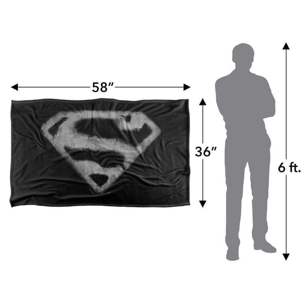 Superman 2010 Shield Soft Touch Blanket