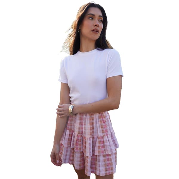 Threadbare Womens/Ladies Gingham Regular Mini Skirt