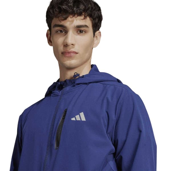 Adidas Herr Polyester Hooded Slim Track Jacket