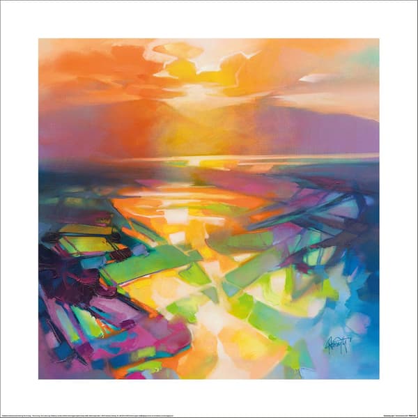 Scott Naismith Descending Light 1 Konsttryck