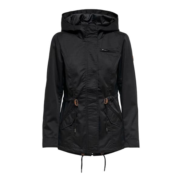 Only Parka med hætte til kvinder/damer