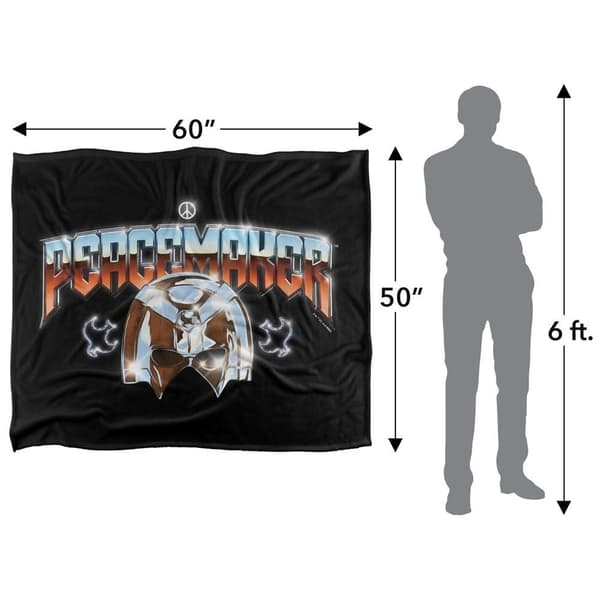 Peacemaker Season Two Helmet Logo Blanket