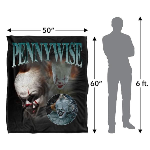 It Chapter 2 Pennywise Bootleg Soft Touch Blanket