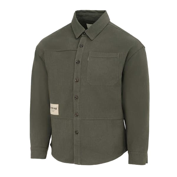 Firetrap Mens Logo Heavy Long-Sleeved Shirt