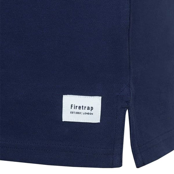 Firetrap Herr Lazer Logo Pikétröja i Bomull