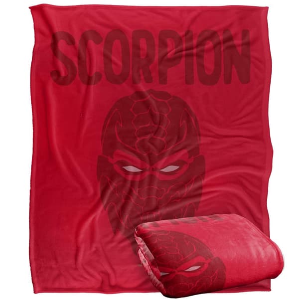 Mortal Kombat Head Scorpion Blanket